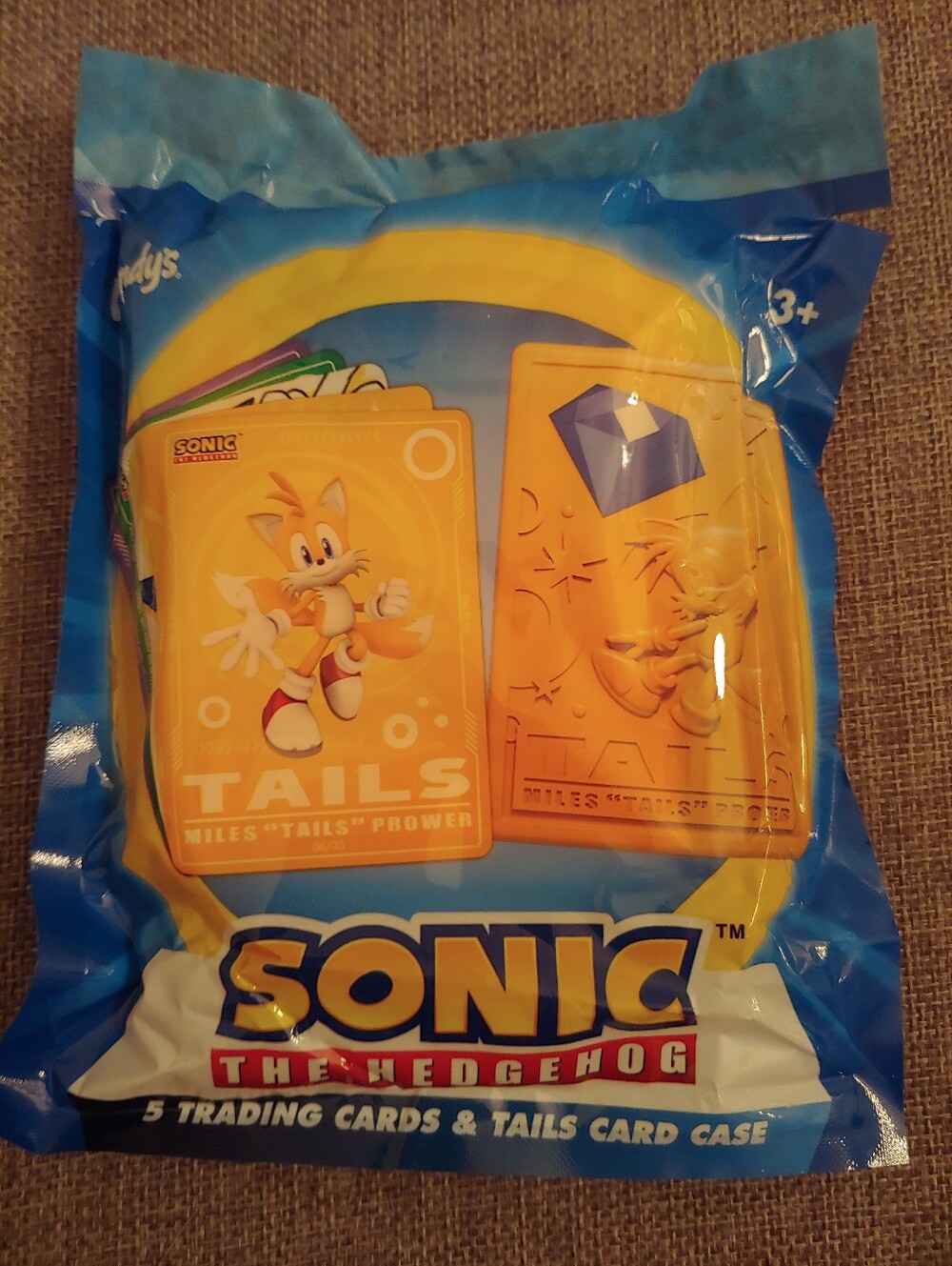 2026 McDonald's Tails Sonic The Hedgehog 5 Trading Cards & Case